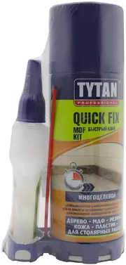 Титан Professional Quick Fix MDF KIT быстрый клей многоцелевой (250 мл (50 мл + 200 мл)