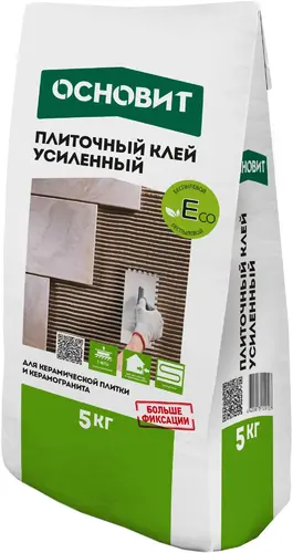 Основит Мастпликс Eco AC 12 Ld плиточный клей беспылевой (5 кг)
