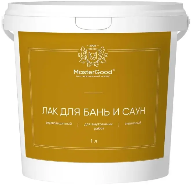 Master Good лак для бань и саун (1 л)