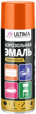 Ultima эмаль аэрозольная универсальная (520 мл) оранжевая RAL 2004 глянцевая