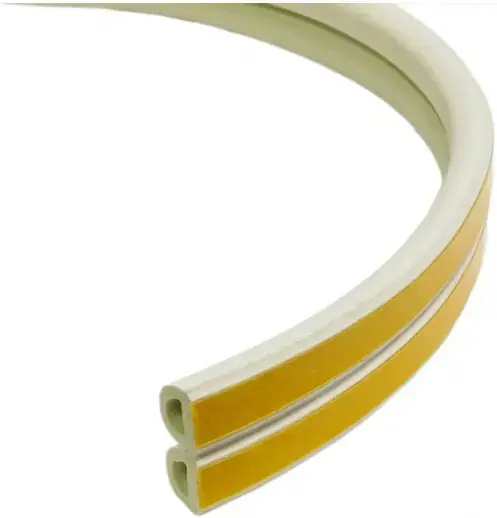 Remontix уплотнитель самоклеящийся (9*12 м/8 мм) D-профиль белый