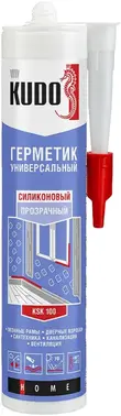 Kudo Home герметик силиконовый универсальный (280 мл) бесцветный