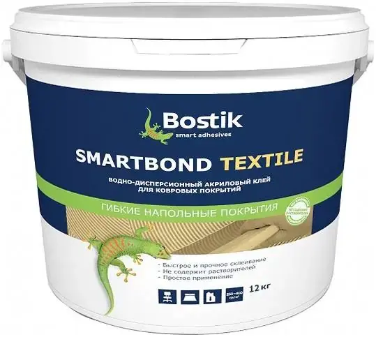 Bostik Smartbond Textile водно-дисперсионный акриловый клей для ковровых покрытий (12 кг)