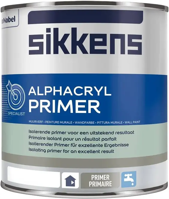 Sikkens Wood Coatings Alphacryl Primer изолирующий акриловый грунт для внутренних работ (4.65 мл база N00) бесцветный