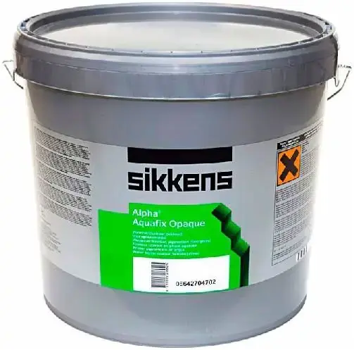 Sikkens Wood Coatings Alpha Aquafix Opaque адгезионный грунт на водной основе (5 л) белый