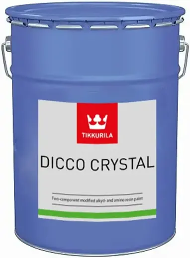 Тиккурила Dicco Crystal двухкомпонентная краска кислотного отверждения (10 л) база A