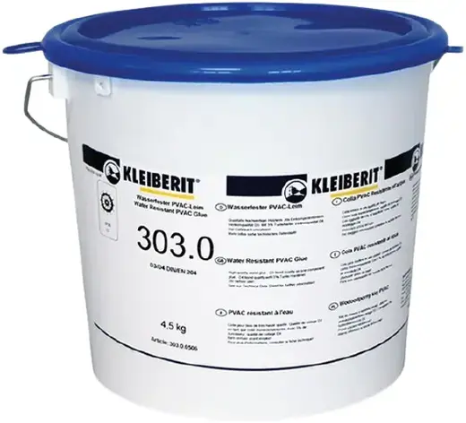 Клейберит ПВА 303.0 универсальный водостойкий клей (4.5 кг)