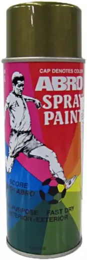 Abro Spray Paint аэрозольная краска-спрей (473 мл) золотая №27