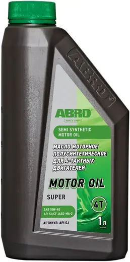 Abro Motor Oil Super 4T супер моторное масло для четырехтактных двигателей (1 л)