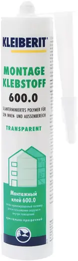 Клейберит Montage Klebstoff 600 универсальный монтажный клей (300 г) бесцветный