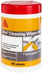 Sika Cleaning Wipes 100 салфетки очищающие (50 салфеток)