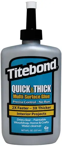 Titebond Quick & Thick клей тиксотропный (237 мл)