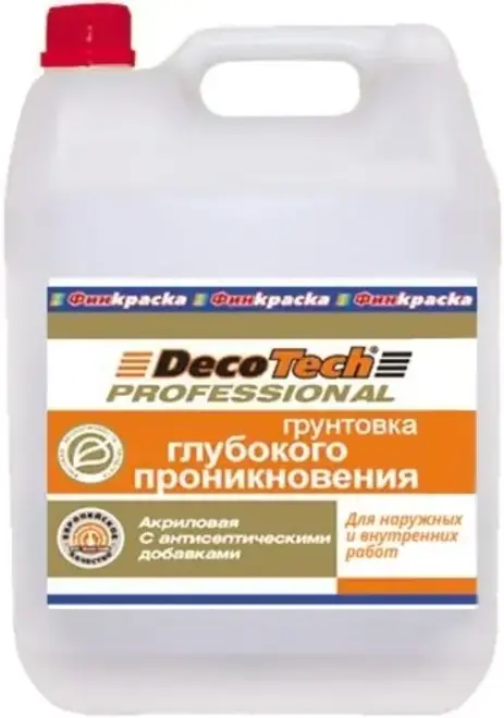 Decotech Professional грунтовка глубокого проникновения акриловая (10 л)