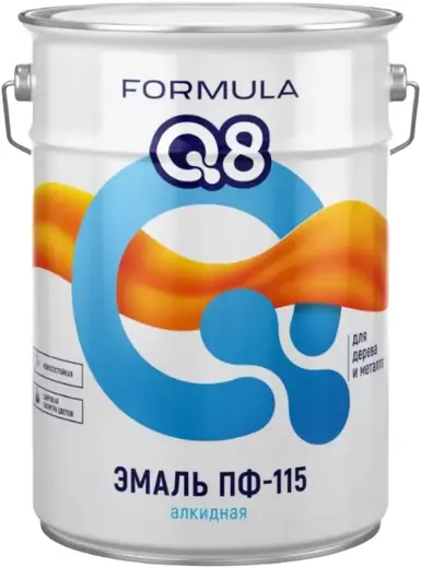Formula Q8 ПФ-115 эмаль алкидная (10 кг) желтая