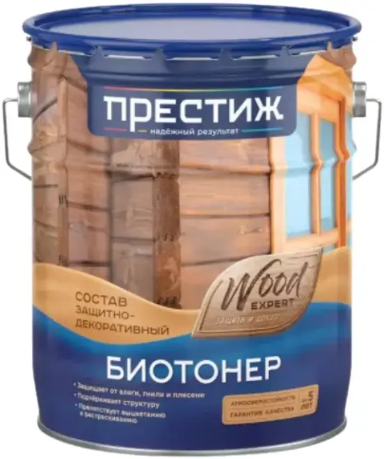 Престиж Wood Expert Биотонер состав защитно-декоративный (10 л) махагон