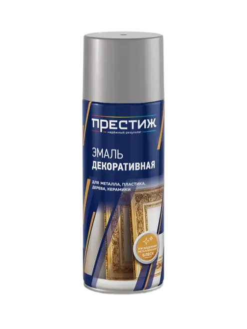 Престиж эмаль алкидная аэрозольная (425 мл) алюминий