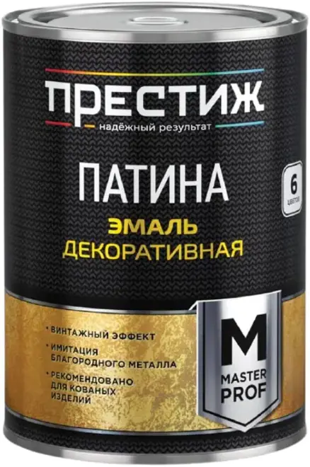 Престиж Master Prof Патина эмаль декоративная (200 мл) медь металла