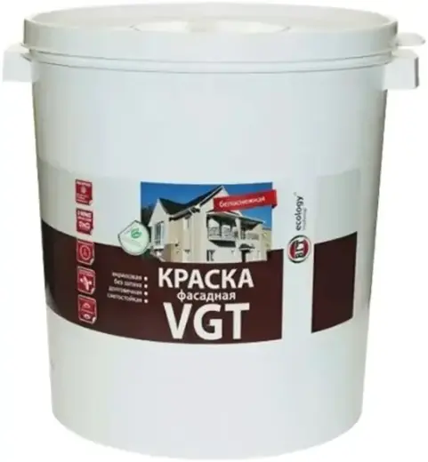 ВГТ ВД-АК-1180 краска акриловая фасадная (45 кг) белоснежная