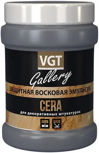 ВГТ Gallery Cera защитная восковая эмульсия для декоративных штукатурок (900 мл)
