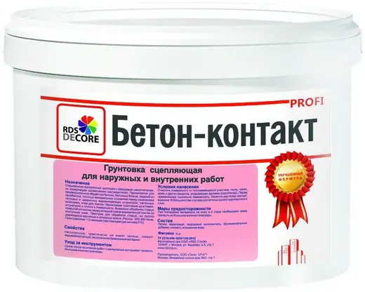 Norme Color Profi Бетон-контакт Discount грунтовка сцепляющая для наружных и внутренних работ (18 кг)