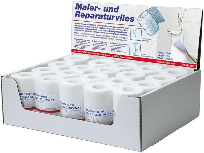 Пуфас Maler- und Reparaturvlies малярно-ремонтный флизелин (100*10 м) №960-09601-00