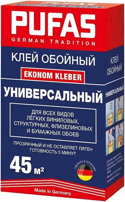 Пуфас Ekonom Kleber клей обойный универсальный (300 г)