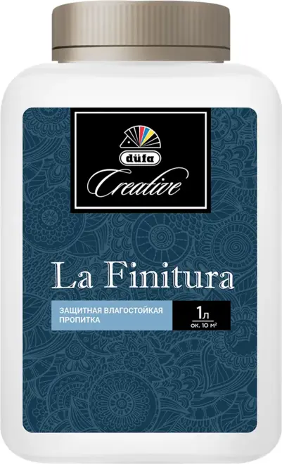Dufa Creative La Finitura защитная влагостойкая пропитка (1 л) бесцветная