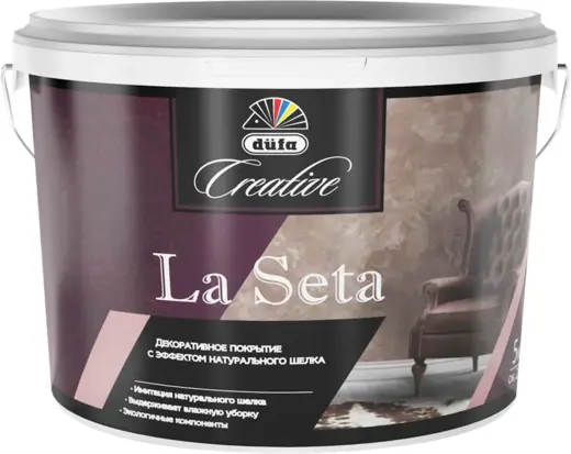 Dufa Creative La Seta декоративное покрытие с эффектом натурального шелка (5 кг) ST-001