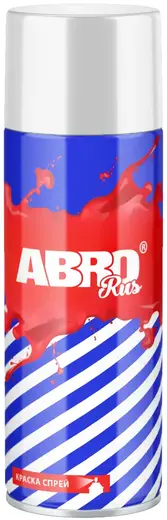 Abro Rus акриловая краска-спрей для внутренних и наружных работ (473 мл) белая №1010