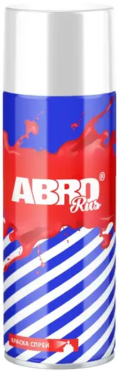 Abro Rus акриловая краска-спрей для внутренних и наружных работ (473 мл) ярко-белая №1009