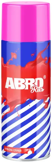 Abro Rus акриловая краска-спрей для внутренних и наружных работ (473 мл) розовая №1002