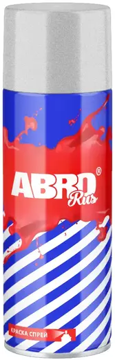 Abro Rus акриловая краска-спрей для внутренних и наружных работ (473 мл) серебряная №100