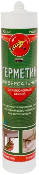 Поли-Р силиконовый универсальный герметик (280 мл) бесцветный