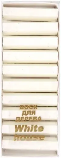 White House набор восковых карандашей для дерева (150 г) белый
