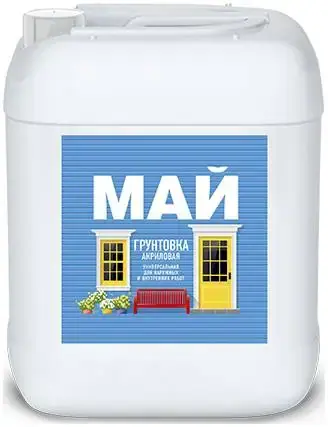 Май грунтовка акриловая универсальная (5 л) молочная