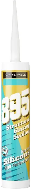 Dow Corning Dowsil 895 Structural Glazing Sealant герметик силиконовый для структурного остекления (310 мл) черный