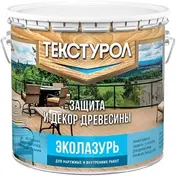 Текстурол Эколазурь защита и декор древесины (5 л) бесцветное