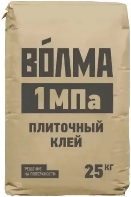 Волма 1 МПа плиточный клей для наружных и внутренних работ (25 кг)