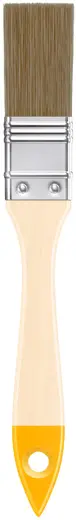 Korvus Хобби кисть плоская (25 мм) комбинированная щетина/дерево