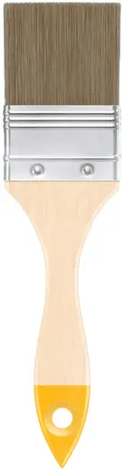 Korvus Хобби кисть плоская (50 мм) комбинированная щетина/дерево