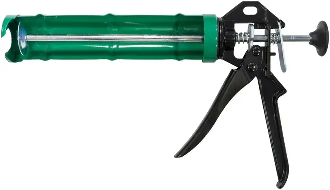 Кедр пистолет для герметиков (310 мл) полукорпусной с гладким штоком