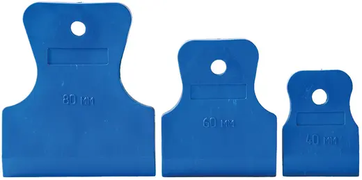 Кедр набор шпателей (40, 60, 80 мм) синие