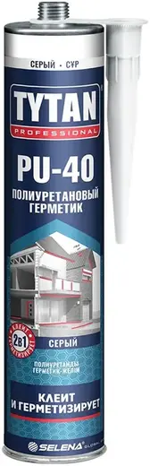 Титан Professional PU 40 герметик полиуретановый (310 мл) серый Турция
