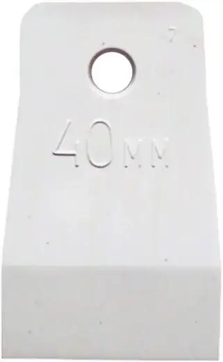 Бибер шпатель (40 мм) резина