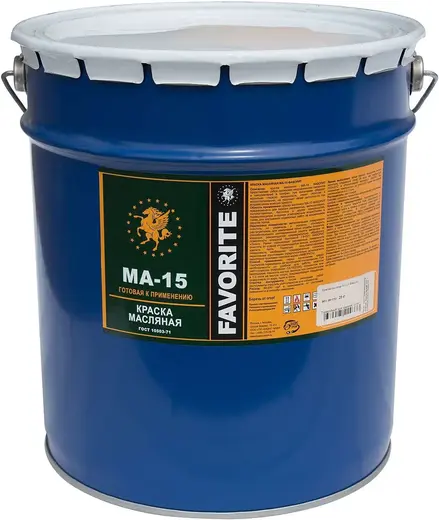 Фаворит МА-15 краска масляная (25 кг) синяя