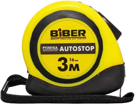 Бибер Autostop рулетка (3 м*16 мм)