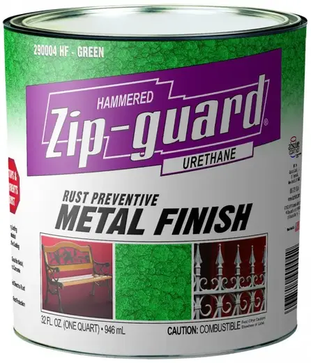 Zip-Guard Rust Preventive Metal Finish краска для металла антикоррозийная (946 мл) зеленая глянцевая