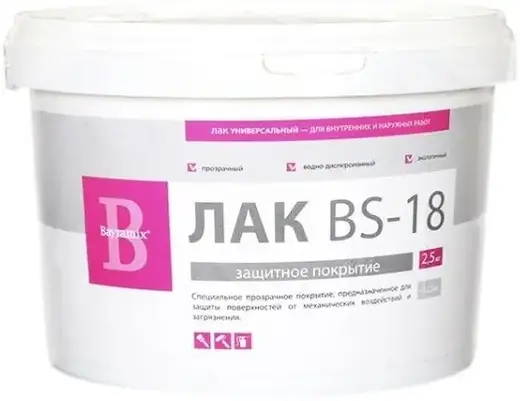 Bayramix BS-18 лак защитное покрытие (2.5 кг)
