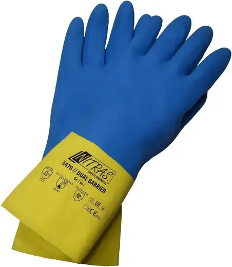 Nitras Dual Barrier перчатки (10/XL)