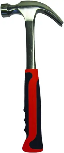 Бибер Профи молоток-гвоздодер (600 г) цельнометаллическая обрезиненная
